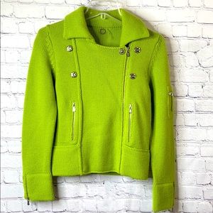 OneGirl Who Green sweater